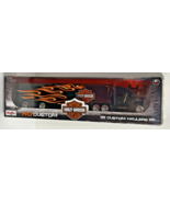 Harley Davidson Custom Hauler Semi Rig H-D Custom 1/64 Scale by Maisto - $54.81 CAD
