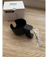 Desk Cup Holder  Anti-Spill Cup Holder for Desk or Table in Black NEW - $24.33 CAD