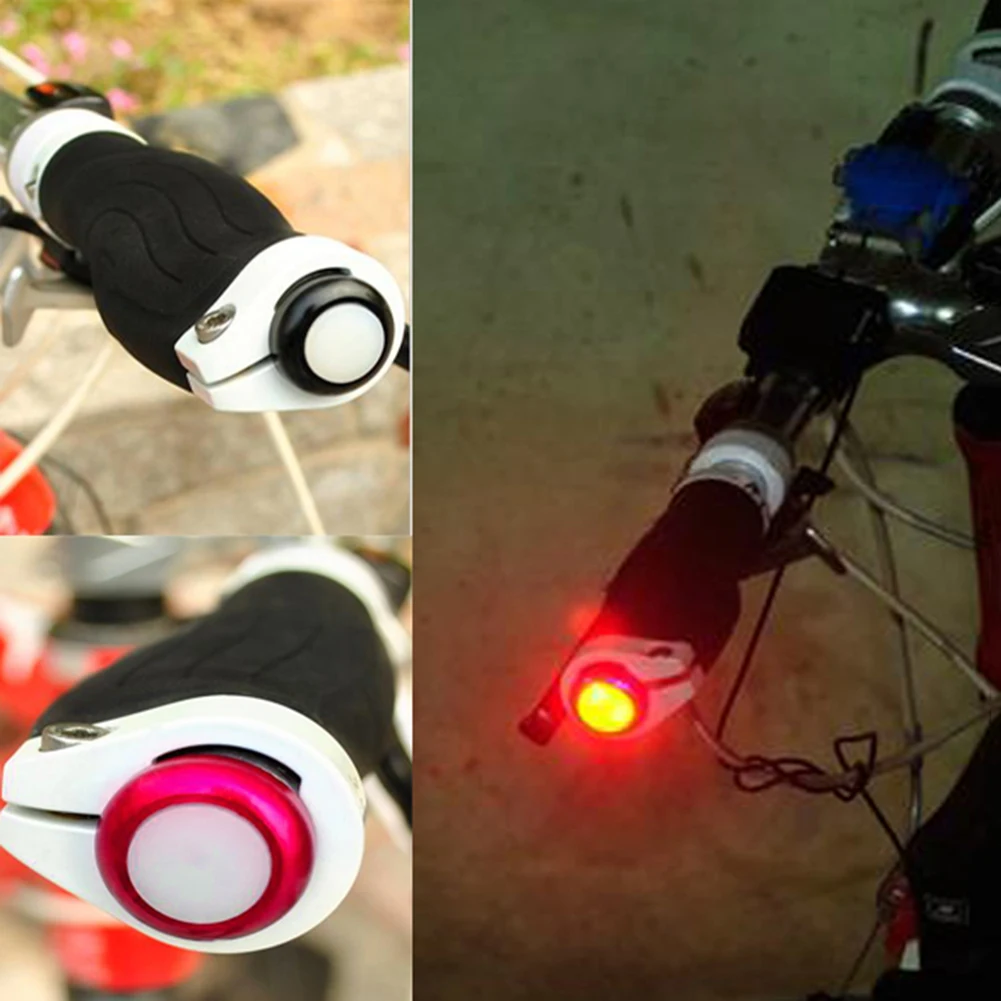 2Pcs/Set Bike LED Turn Signal Light Bicycle Cycling Handle Bar End Plug Safety - £8.21 GBP+