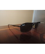 Ray-Ban RB 3104 W3098 Authentic Sunglasses rectangular style black non-RX - $35.99