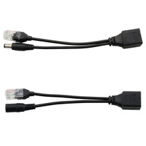 Poe Splitter Injector Kit 1Pair Power Over Ethernet Passive Poe Adapter ... - $12.99