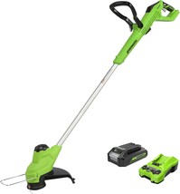 Greenworks 24V 12&quot; Cordless TORQDRIVE™ String Trimmer, 2.0Ah USB Battery and - £103.90 GBP