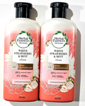 2 Pack Herbal Essences Bio Renew White Strawberry &amp; Mint Clean Conditioner 13oz - £23.42 GBP