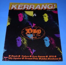 DIO Kerrang! Magazine Vintage Issue #44 Rush Tubes John Bonham UFO Billy... - $29.99