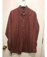 Hunt Club Plaid Long Sleeve Dress Shirt Button Down Men&#39;s SZ 16 34/35 Co... - $8.16 CAD