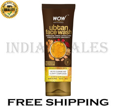  WOW Skin Science Ubtan Face Wash with Chickpea Flour Turmeric Saffron 100ml  - £16.77 GBP