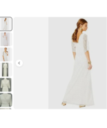 Small NWT Lilly Pulitzer Parigi Maxi Dress Resort White Scalloped Shell ... - $77.37