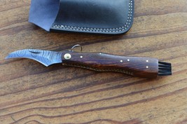 vintage damascus custom made mushroom knife From The Eagle Collection A5072 - £39.68 GBP