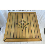 Boat Square Teak Table Top 650x650/800x800mm 25.6x25.6/31.5x31.5 Inch Ma... - $483.42 CAD+
