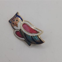Cloisonne Enamel Pin Brooch Owl Pin Brooch - $15.00
