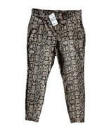 HUE Perfect Python Denim High Rise Brown XL  U22812H Jeggings Leggins Pants - $52.30 CAD