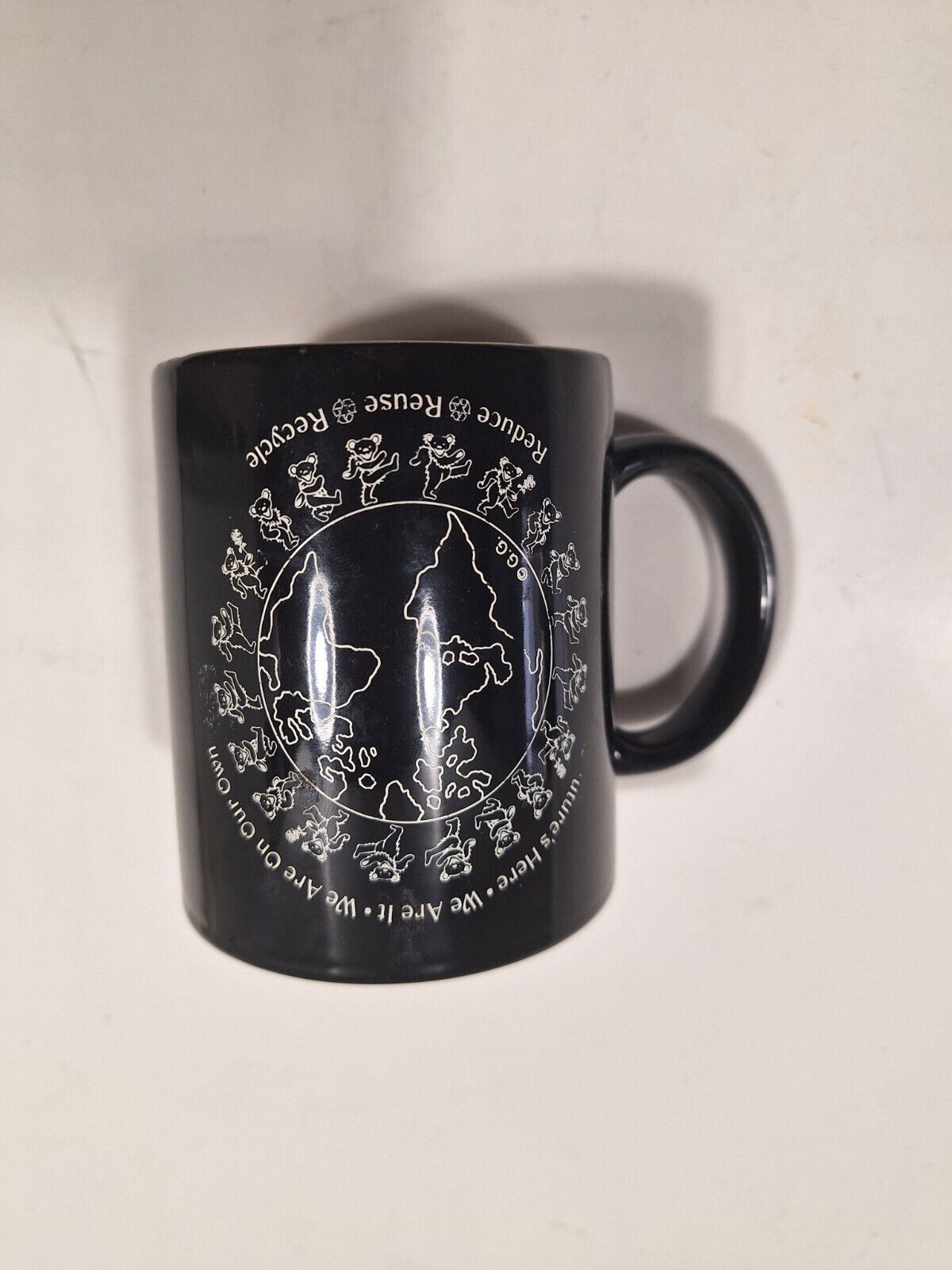 Vintage Reduce Reuse Recycle Black Mug and 50 similar items