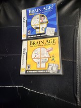 Lot Of 2 Brain Age: Train Your Brain In Minutes A Day + Brain Age 2/ Complete - £4.66 GBP