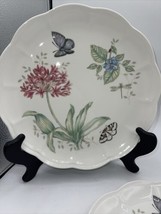 Lenox Butterfly Meadow Set Of 2 Dinner Plates  Eastern Tailed Blue 11” - £18.19 GBP