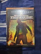 National Treasure (DVD, 2005, Full Frame) Tested slim case cropped artwork. - $8.14