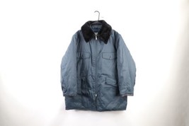 Vintage 70s Streetwear Mens 44 Faded Fleece Collar Winter Insulated Parka Jacket - £62.72 GBP