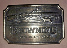 -  BROWNING FINEST IN THE FIELD SHOTGUN GUN BELT BUCKLE HUNTING - £26.14 GBP