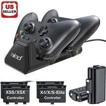 For Xbox One Series X/S Controller Usb Charger Station Dock Rechargeable Battery - £23.56 GBP
