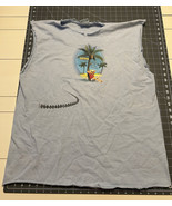 Vtg Caribbean Soul Shirt Men’s XL Cut Sleeve Coconut Telegraph Sleeveless  - $22.49