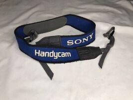 Sony Camcorder Camera Neck Strap Blue Gray &amp; White Genuine - $219.32 MXN