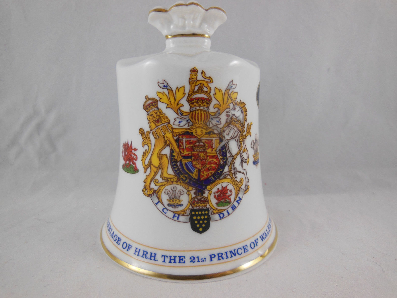 Aynsley England Commeorative Bell 1981 Marriage of Prince of Wales Diana... - $15.24