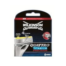 Wilkinson Sword Quattro Titanium Precision Razor Blades - Pack of 8  - $40.00