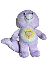 Care Bears Cousins Bright Heart Raccoon Purple 8&quot; Plush Toy 2016 - £13.18 GBP