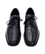 Rockport Men&#39;s Black Waterproof Leather Oxford Dress Shoes Size 13 M - $34.99