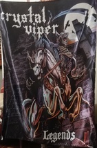 CRYSTAL VIPER Legends FLAG CLOTH POSTER BANNER CD Heavy Metal - $20.00