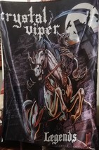 CRYSTAL VIPER Legends FLAG CLOTH POSTER BANNER CD Heavy Metal - $20.00