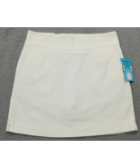 Greg Norman Skort Womens 6 White Lined Stretch Perfect Fit Trump Nationa... - $489.72 MXN