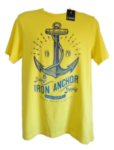 Men&#39;s Tee Shirt Chaps Nantucket Sailing Club Fashion Tee Yellow Size Small - $16.71