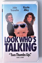 Look Who&#39;s Talking Family Movie VHS Tape Clamshell Cover Columbia Tri Star - £5.53 GBP