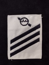 Navy Radarman E-3 Striker Rating Sleeve Insignia Black on White Vintage ... - £3.77 GBP