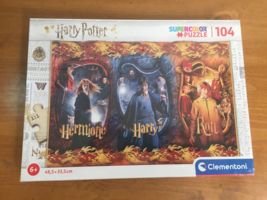 Harry Potter Jigsaw Puzzle Clementoni 61885 104 Pcs New Sealed - Ships From USA - $34.95