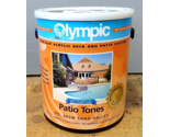 Olympic Patio Tones Deck Coating, Sand Valley - 1 Gallon (MISSING HANDLE) - £47.78 GBP