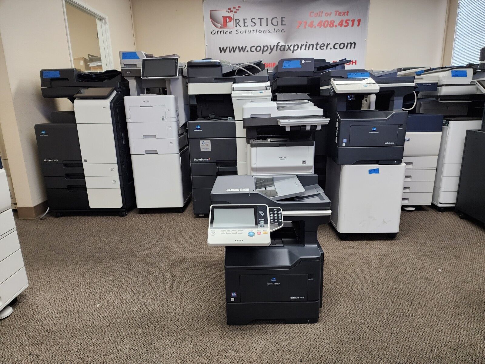 Konica Minolta BizHub 4052 Black &amp; White Copier Printer Scanner Meter On... - $999.00