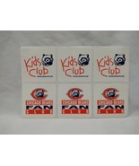 Vintage Chicago Bears Fan Club Kids Club Stickers Almost 2&quot; - $16.29 CAD