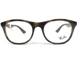 Ray-Ban Eyeglasses Frames RB7085 5577 Brown Tortoise Round Full Rim 52-1... - $65.08