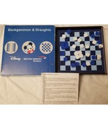 Disney Travel British Airways Badkgammon &amp; Draughts Game - $13.77