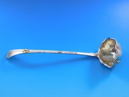 Lap Over Edge Applied by Tiffany &amp; Co. Sterling Sauce Ladle Leaves &amp; Bug 7 1/8&quot; - £1,550.27 GBP