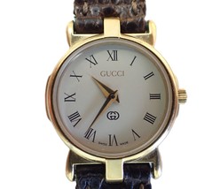 GUCCI 3400L 18KGP Women&#39;s wristwatch - £131.20 GBP
