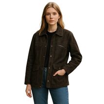 GUIDE GEAR Men's Size Small Brown Suede Long Sleeve Jacket - $33.12