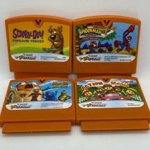 V-Tech V-Motion Set of 4 Games: Scooby-Doo!, Spiderman, Action Mania, Monsters - £11.51 GBP