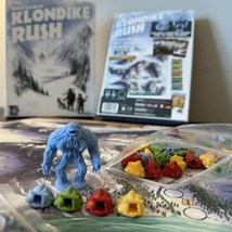 Klondike Rush Board Game Red Raven with Directors Cut Rules 48 Mine Figures - $17.77