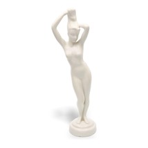 Nude Woman Statue, Naked Lady Figurine, White Porcelain Figurine, Elegan... - $110.37 CAD