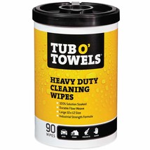 Tub O Towels Heavy Duty Multi Surface Cleaning Wipes, 10&quot; x 12&quot; Size, 90... - $21.79