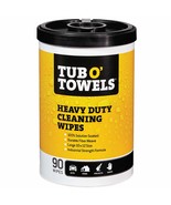 Tub O Towels Heavy Duty Multi Surface Cleaning Wipes, 10&quot; x 12&quot; Size, 90... - £17.14 GBP