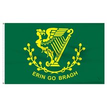 3X5 Ireland Irish Erin Go Bragh Harp Nylon Polyester 150D Flag 3&#39;X5&#39; Premium - £5.82 GBP