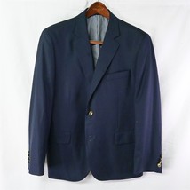 Stafford 42S Executive Classic Fit Navy Blue 2Btn Blazer Suit Jacket Spo... - $39.99